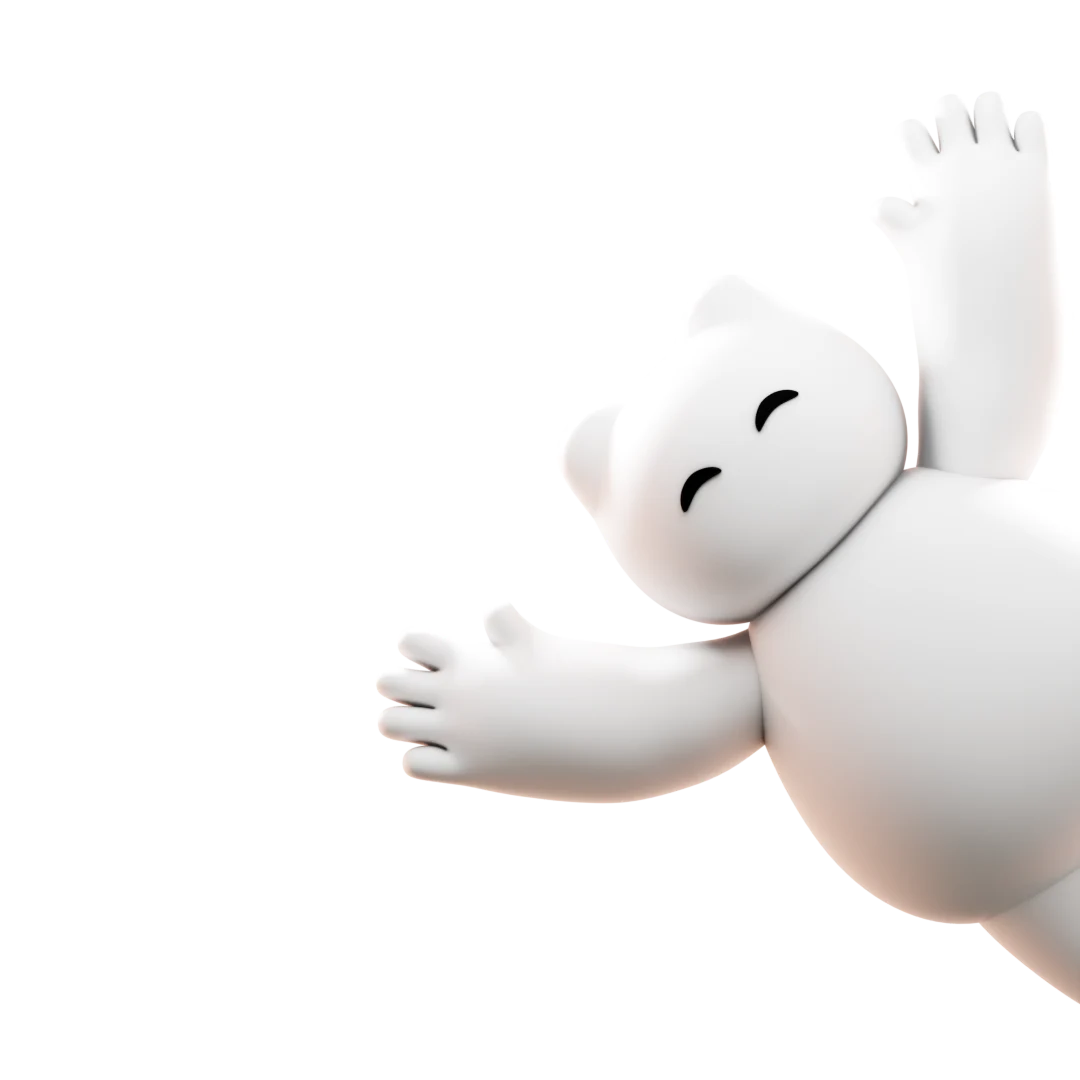 Newly mascot waving